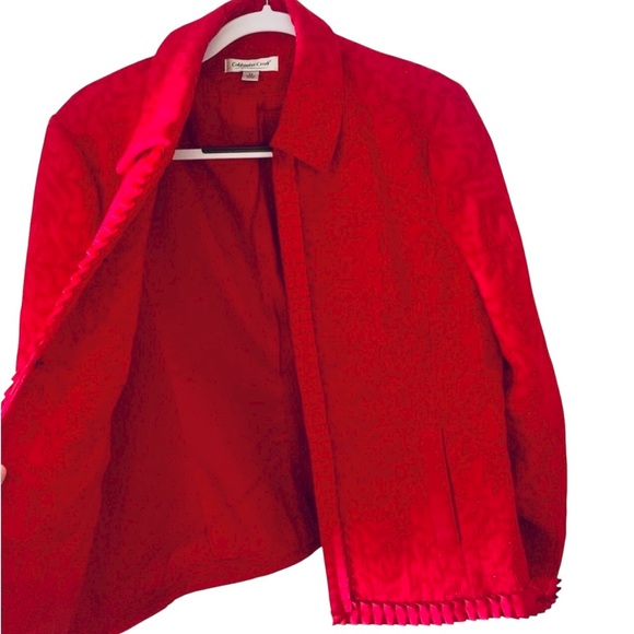 Coldwster Creek Jacket & Coat Women’s Red Size M - Picture 7 of 12